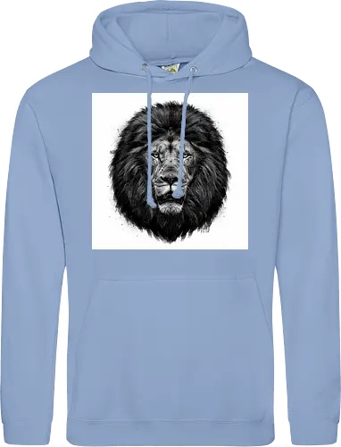 Lion Charcoal Art - Standard Hoodie