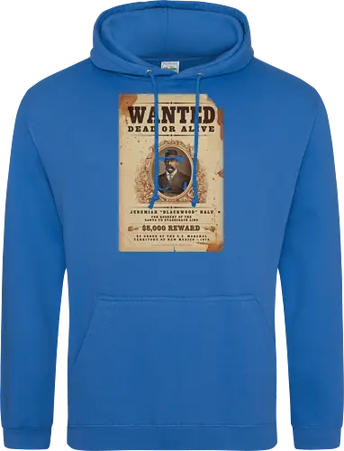 Classic Vintage wild West Wanted Poster - Classic, Outlaw, Historic, Wanted Poster, Vintage, Wild West, Retro, Old West, Dead or Alive, Cowboy - Standard Hoodie