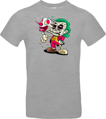 Freaky Clown Schurke – Dunkle Cartoon Horror Underground - freaky Clown Schurke Art, Cartoon Horror Underground, Schurke Clown dunkles Shirt, Horror Cartoon Clown, grünes Haar Schurke Art, Joker, dunkles Pop Art Schurke, alternativer freaky Clown, verrückte Cartoon Mode, chaotischer Skelett Clown Art, Underground dunkles Geek, Horror Nostalgie Schurke, Punk Clown Cartoon, alternative Cartoon Shirt, dunkle Retro Schurke Art, chaotischer grüner Cartoon Clown - Standard T-Shirt