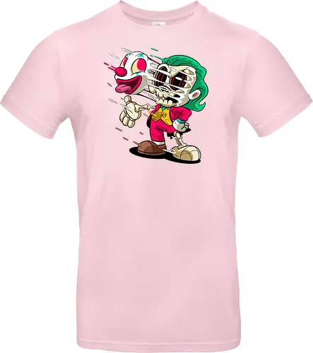 Freaky Clown Schurke – Dunkle Cartoon Horror Underground - freaky Clown Schurke Art, Cartoon Horror Underground, Schurke Clown dunkles Shirt, Horror Cartoon Clown, grünes Haar Schurke Art, Joker, dunkles Pop Art Schurke, alternativer freaky Clown, verrückte Cartoon Mode, chaotischer Skelett Clown Art, Underground dunkles Geek, Horror Nostalgie Schurke, Punk Clown Cartoon, alternative Cartoon Shirt, dunkle Retro Schurke Art, chaotischer grüner Cartoon Clown - Standard T-Shirt