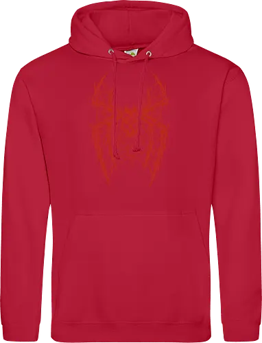 Spider Core - death metal, heavy metal, metalhead, spider, metal logo, dark aesthetic, gothic, cyber sigilism, anti hero, spiderweb, deathcore, streetwear, dark art, grunge, metal band - Standard Hoodie