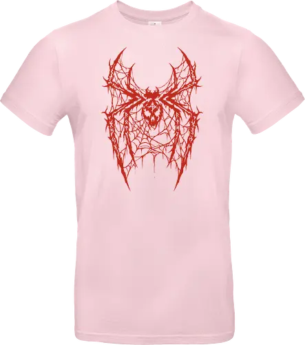 Spider Core - death metal, heavy metal, metalhead, spider, metal logo, dark aesthetic, gothic, cyber sigilism, anti hero, spiderweb, deathcore, streetwear, dark art, grunge, metal band - Standard T-Shirt