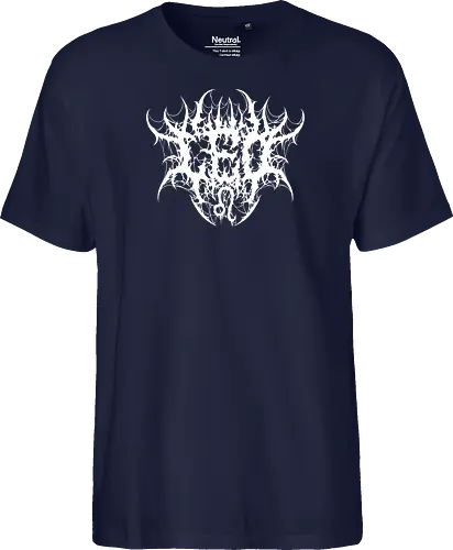 Leo Heavy Metal Style - dark aesthetic, leo zodiac, death metal, astrology, leo sign, metalhead, black metal, gothic astrology, heavy metal, deathcore, cyber sigilism, zodiac sign, horoscopes, edgy typography, dark art - Fairtrade T-Shirt