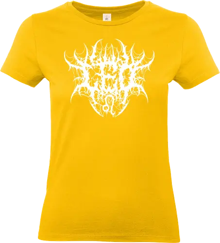Leo Heavy Metal Style - dark aesthetic, leo zodiac, death metal, astrology, leo sign, metalhead, black metal, gothic astrology, heavy metal, deathcore, cyber sigilism, zodiac sign, horoscopes, edgy typography, dark art - Standard T-Shirt (Frauen)