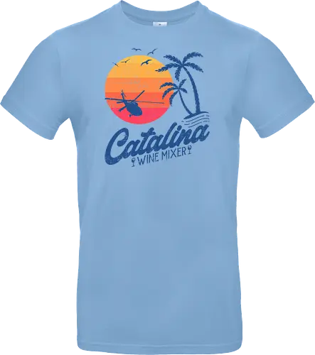 Catalina Wine Mixer - winery, catalina wine mixer, beach, best friends, boats and hoes, fishing, funny, movies, prestige worldwide, sailing, songbird, step brothers, summer, will ferrell, wine lover - Standard T-Shirt