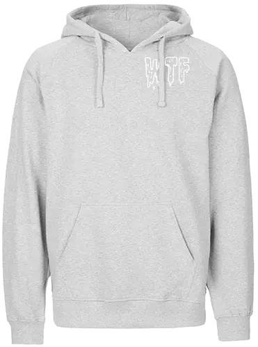 WTF - Spruch, Typo, WTF, Funny, Edgy - Fairtrade Hoodie