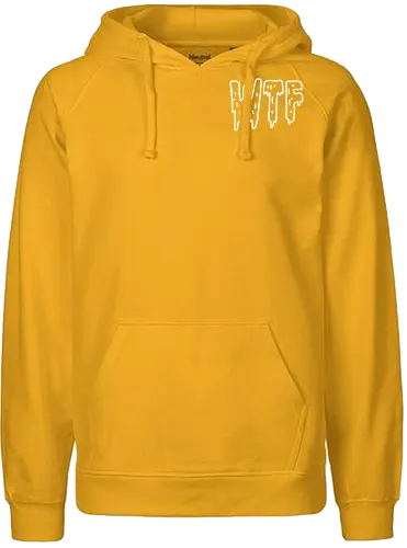 WTF - Spruch, Typo, WTF, Funny, Edgy - Fairtrade Hoodie