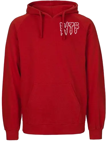 WTF - Spruch, Typo, WTF, Funny, Edgy - Fairtrade Hoodie