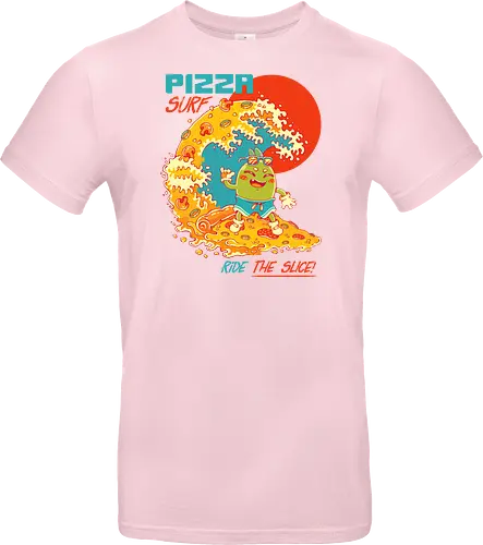 PIZZA SURF - pizza party, cute, joke, funny, pizza, surf, summer, cool, vacation - Standard T-Shirt
