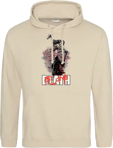 Death Rider Anime - Bible, Skull, Skeleton, Post-apocalyptic, Apocalypse, Armageddon, Grim Reaper, Horse, Death God, Death, Angel Of Death, Rider, Anime, Poster, Manga, Japanese Art, Japanese, Mashup - Standard Hoodie
