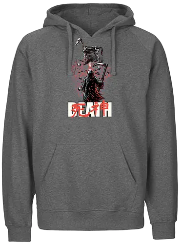 Death Rider Anime - Bible, Skull, Skeleton, Post-apocalyptic, Apocalypse, Armageddon, Grim Reaper, Horse, Death God, Death, Angel Of Death, Rider, Anime, Poster, Manga, Japanese Art, Japanese, Mashup - Fairtrade Hoodie