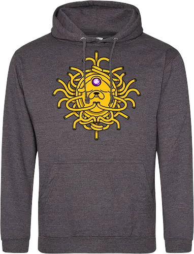 Third Eye Jake Cartoon - Hund, Gelb, Cartoon, Zeichentrickfilm, Drittes Auge, Jake, Fanart - Standard Hoodie