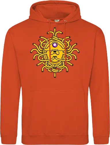 Third Eye Jake Cartoon - Hund, Gelb, Cartoon, Zeichentrickfilm, Drittes Auge, Jake, Fanart - Standard Hoodie