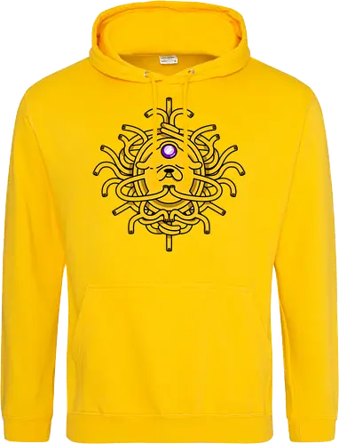 Third Eye Jake Cartoon - Hund, Gelb, Cartoon, Zeichentrickfilm, Drittes Auge, Jake, Fanart - Standard Hoodie