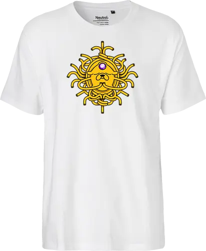 Third Eye Jake Cartoon - Hund, Gelb, Cartoon, Zeichentrickfilm, Drittes Auge, Jake, Fanart - Fairtrade T-Shirt