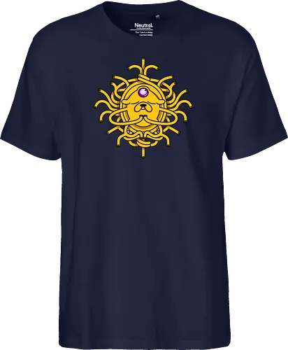 Third Eye Jake Cartoon - Hund, Gelb, Cartoon, Zeichentrickfilm, Drittes Auge, Jake, Fanart - Fairtrade T-Shirt