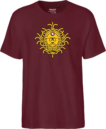 Third Eye Jake Cartoon - Hund, Gelb, Cartoon, Zeichentrickfilm, Drittes Auge, Jake, Fanart - Fairtrade T-Shirt