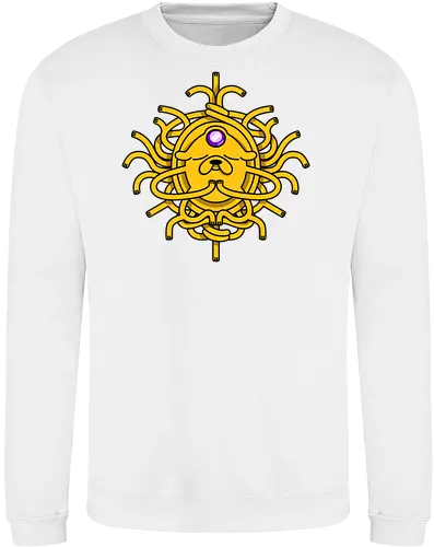Third Eye Jake Cartoon - Hund, Gelb, Cartoon, Zeichentrickfilm, Drittes Auge, Jake, Fanart - Sweatshirt