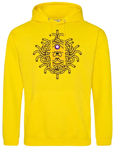 Third Eye Jake Cartoon - Hund, Gelb, Cartoon, Zeichentrickfilm, Drittes Auge, Jake, Fanart - Standard Hoodie