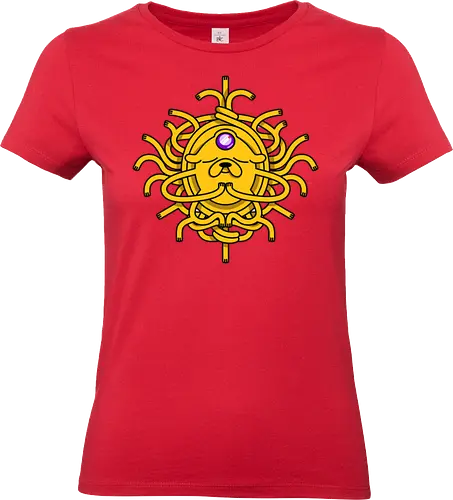 Third Eye Jake Cartoon - Hund, Gelb, Cartoon, Zeichentrickfilm, Drittes Auge, Jake, Fanart - Standard T-Shirt (Frauen)
