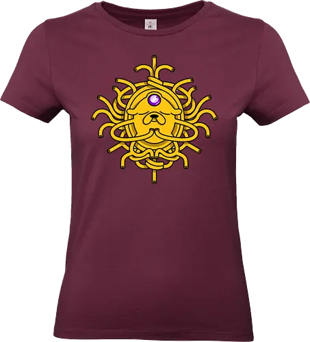 Third Eye Jake Cartoon - Hund, Gelb, Cartoon, Zeichentrickfilm, Drittes Auge, Jake, Fanart - Standard T-Shirt (Frauen)