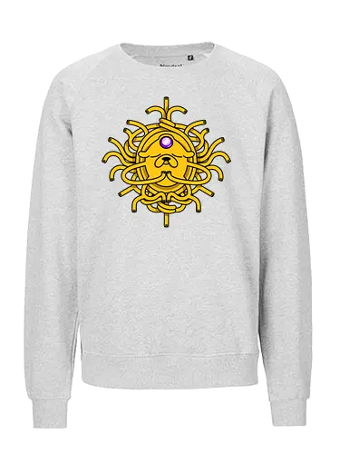 Third Eye Jake Cartoon - Hund, Gelb, Cartoon, Zeichentrickfilm, Drittes Auge, Jake, Fanart - Fairtrade Sweatshirt