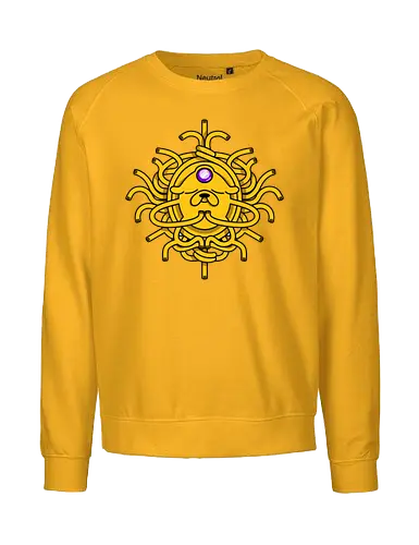 Third Eye Jake Cartoon - Hund, Gelb, Cartoon, Zeichentrickfilm, Drittes Auge, Jake, Fanart - Fairtrade Sweatshirt