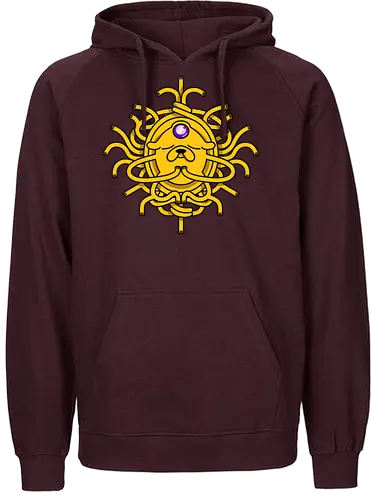 Third Eye Jake Cartoon - Hund, Gelb, Cartoon, Zeichentrickfilm, Drittes Auge, Jake, Fanart - Fairtrade Hoodie