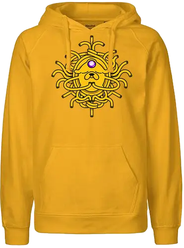 Third Eye Jake Cartoon - Hund, Gelb, Cartoon, Zeichentrickfilm, Drittes Auge, Jake, Fanart - Fairtrade Hoodie
