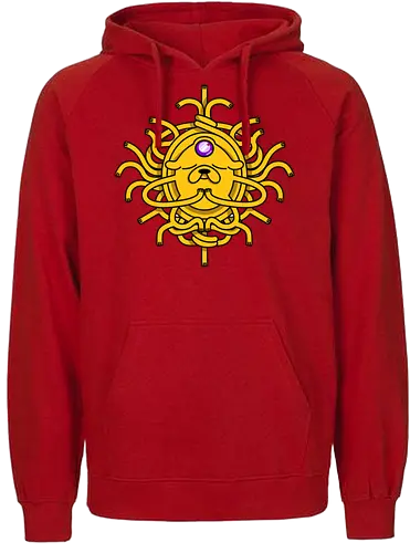 Third Eye Jake Cartoon - Hund, Gelb, Cartoon, Zeichentrickfilm, Drittes Auge, Jake, Fanart - Fairtrade Hoodie