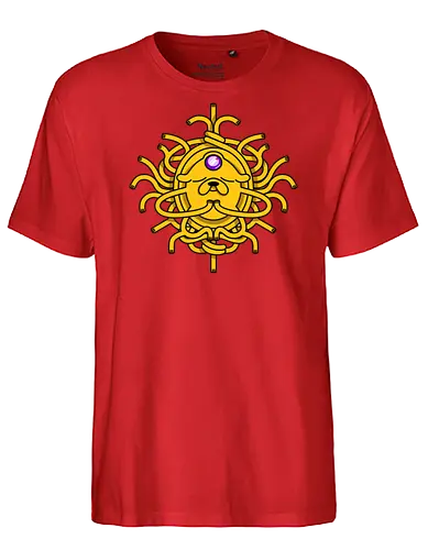 Third Eye Jake Cartoon - Hund, Gelb, Cartoon, Zeichentrickfilm, Drittes Auge, Jake, Fanart - Fairtrade T-Shirt