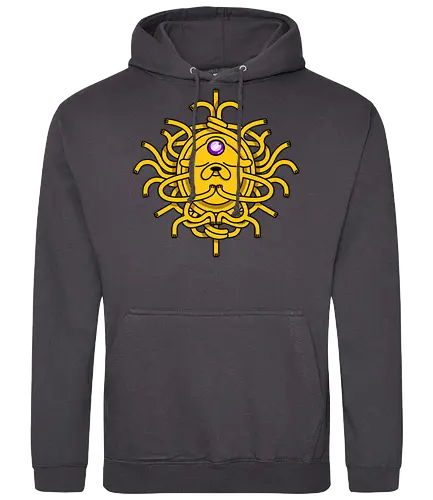 Third Eye Jake Cartoon - Hund, Gelb, Cartoon, Zeichentrickfilm, Drittes Auge, Jake, Fanart - Standard Hoodie