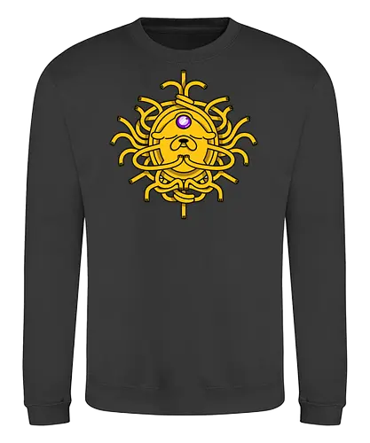Third Eye Jake Cartoon - Hund, Gelb, Cartoon, Zeichentrickfilm, Drittes Auge, Jake, Fanart - Sweatshirt