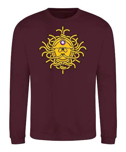 Third Eye Jake Cartoon - Hund, Gelb, Cartoon, Zeichentrickfilm, Drittes Auge, Jake, Fanart - Sweatshirt