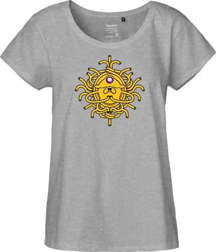 Third Eye Jake Cartoon - Hund, Gelb, Cartoon, Zeichentrickfilm, Drittes Auge, Jake, Fanart - Fairtrade Girl Shirt