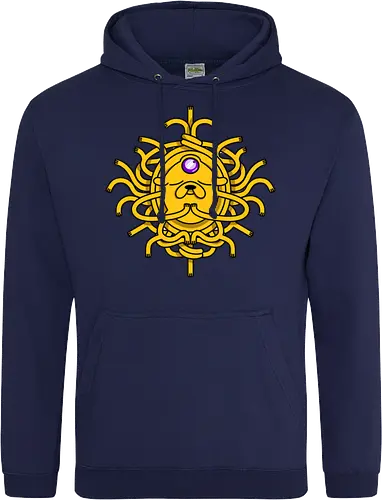 Third Eye Jake Cartoon - Hund, Gelb, Cartoon, Zeichentrickfilm, Drittes Auge, Jake, Fanart - Standard Hoodie