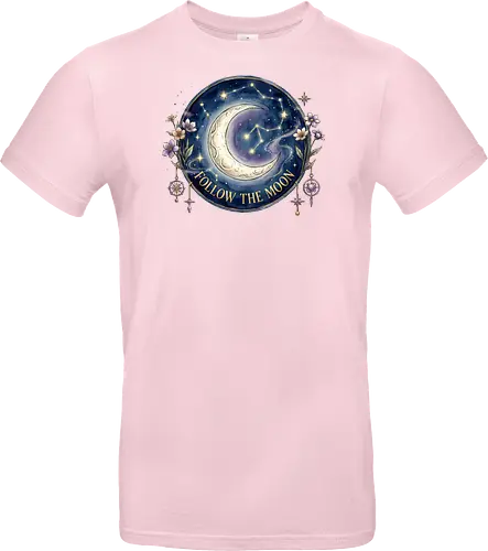 Magic Moon and Stars Night Sky Graphic design - CelestialDesign, MoonAndStars, NightSkyArt, StarryNight, CosmicVibes, MagicMoon, AstronomyLover, DreamyAesthetic, NightSkyDesign - Standard T-Shirt