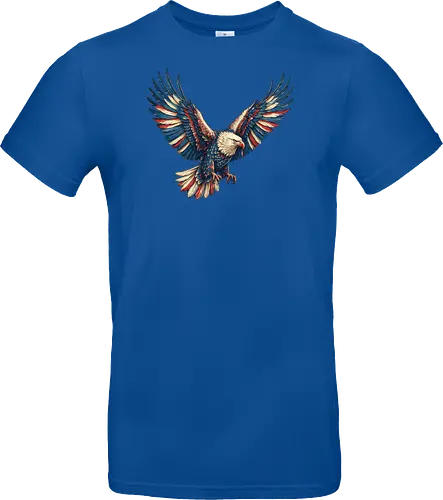 Majestätischer Adler - > EagleDesign, MajesticEagle, FreedomVibes, BirdOfPrey, WildlifeArt, PowerfulEagle, AmericanSymbol, AnimalGraphic, NatureLovers - Standard T-Shirt