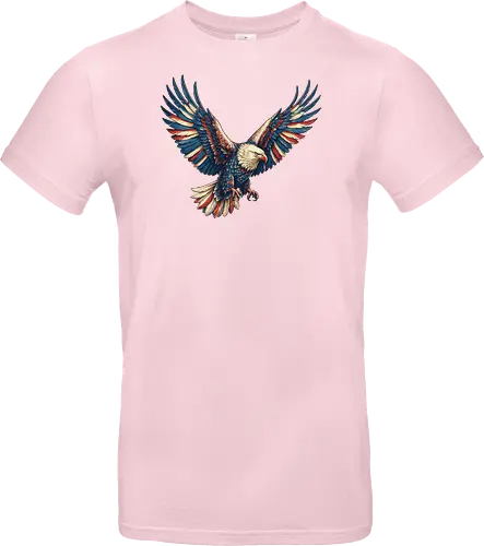 Majestätischer Adler - > EagleDesign, MajesticEagle, FreedomVibes, BirdOfPrey, WildlifeArt, PowerfulEagle, AmericanSymbol, AnimalGraphic, NatureLovers - Standard T-Shirt