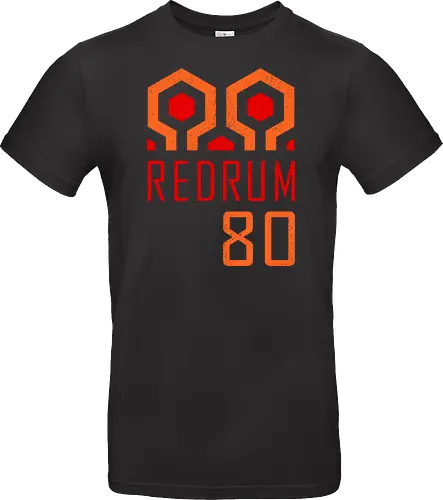 Redrum 80 - vintage, halloweenshirt, movie, horror movie, 80s, 80s movies, cult film, cult movies, halloween, halloween gifts, halloween horror nights, minimalist, retro, scary, terror - Standard T-Shirt