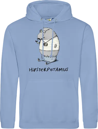 Grauer Hipster Nilpferd Brille Schnurrbart Analogkamera - Cartoon-Nilpferd, Englisches Wortspiel, Hipster-Print, Süße Tierkunst, Nilpferd-Zeichnung, Hipster-Humor-Geschenk, Hipsterpotamus, Hipster-Nilpferd, Nilpferd-Hipster, Tierwortspiel, Hipster-Humor, Süßes Nilpferd, Analoge Tierkamera, Hipster-Schnurrbart, Runde Tierbrille, Wortspiel-T-Shirt, Urbane Tierkunst, Kreativer visueller Humor, Hipster-Cartoon, Stylisches Tier - Standard Hoodie