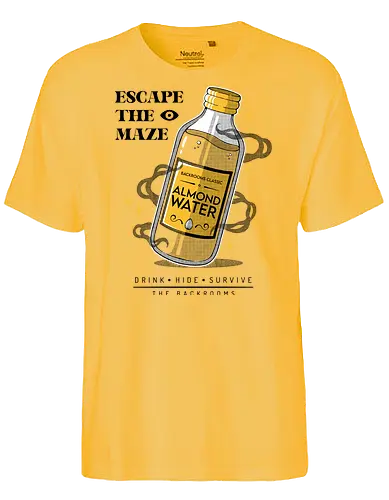 ALMOND WATER - backrooms, horror, terror, almond water, videogames, halloween - Fairtrade T-Shirt