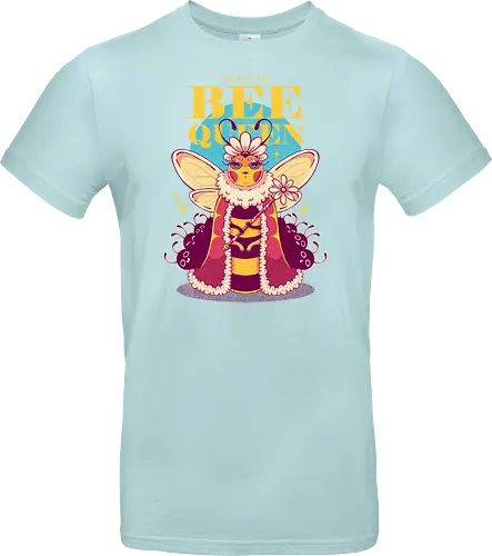 BORN TO BEE QUEEN - queen bee, honey bee, nature, girly, girl power, bee, queen, bee queen - Standard T-Shirt