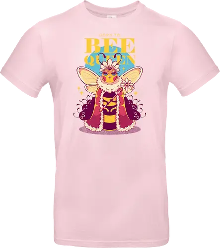 BORN TO BEE QUEEN - queen bee, honey bee, nature, girly, girl power, bee, queen, bee queen - Standard T-Shirt
