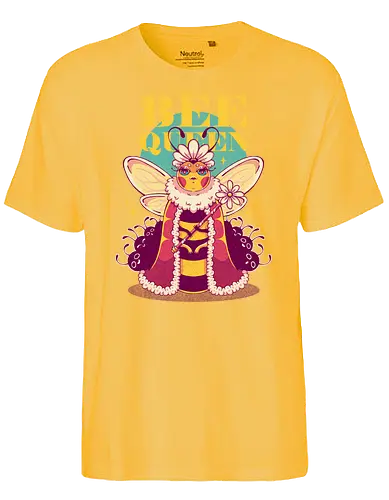 BORN TO BEE QUEEN - queen bee, honey bee, nature, girly, girl power, bee, queen, bee queen - Fairtrade T-Shirt