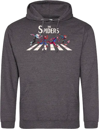 The Spiders - Superhero, Superhero, Comic, spider, peter, perker, miles, morales, gwen, stacy, beatles, abbey, road, heroes - Standard Hoodie