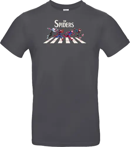 The Spiders - Superhero, Superhero, Comic, spider, peter, perker, miles, morales, gwen, stacy, beatles, abbey, road, heroes - Standard T-Shirt