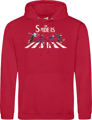 The Spiders - Superhero, Superhero, Comic, spider, peter, perker, miles, morales, gwen, stacy, beatles, abbey, road, heroes - Standard Hoodie