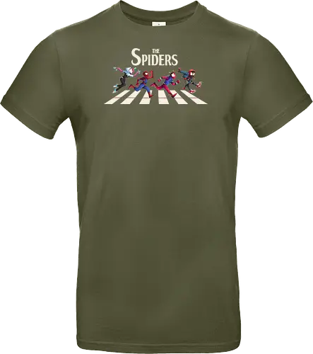 The Spiders - Superhero, Superhero, Comic, spider, peter, perker, miles, morales, gwen, stacy, beatles, abbey, road, heroes - Standard T-Shirt