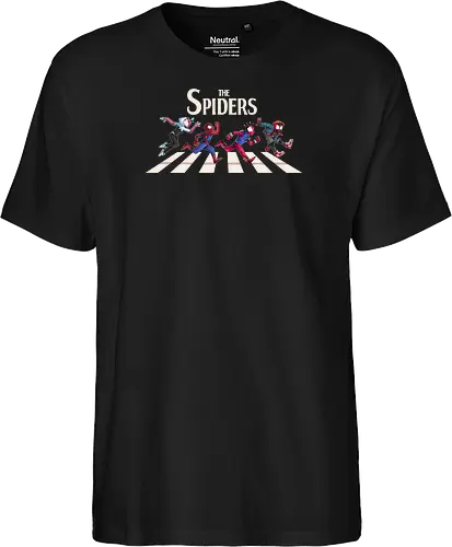 The Spiders - Superhero, Superhero, Comic, spider, peter, perker, miles, morales, gwen, stacy, beatles, abbey, road, heroes - Fairtrade T-Shirt